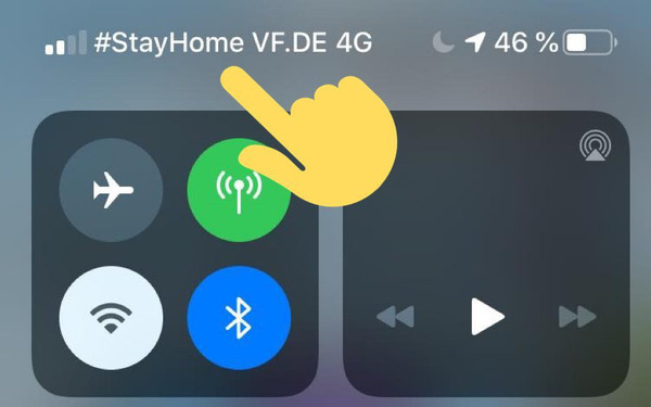 World Carriers Display 'at Home' Messages on iPhone