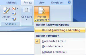 'Write a Password' with Microsoft Word