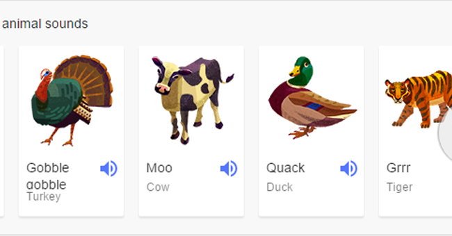 You Already Know How to Ask Google How the Pig Screams?