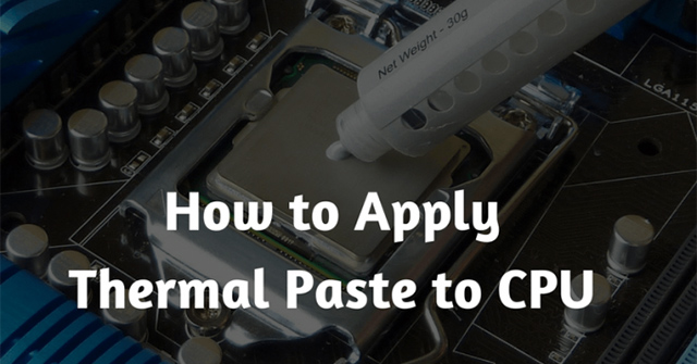 You Have to Use Thermal Paste Properly?