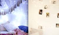 19 ideas to decorate warm and creative lights at home at Christmas