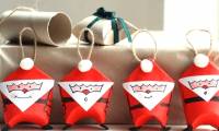 3 ways to make Santa Claus with very simple paper