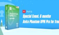 6-month offers for Avira Phantom VPN Pro (multi-platform) cost $ 54, free