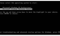 Add Recovery Console to the boot menu on Windows XP