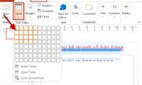 Add tables to slides in PowerPoint