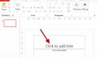 Add text to a Slide in PowerPoint