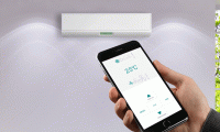 Air conditioner control application on iPhone