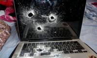 Apple Macbook sticks to bullets in Israel