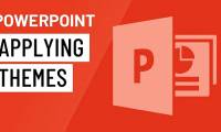 Apply theme in PowerPoint 2016