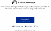 Archive Extractor - Free online decompression tool with over 70 different file formats