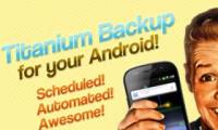 Backup and restore Android phone with Titanium Backup