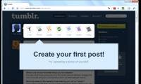 Basic steps to create a blog with Tumblr