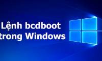 Bcdboot command in Windows