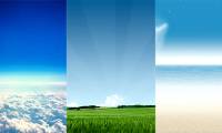 Beautiful blue sky wallpaper for phones