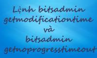 Bitsadmin getmodificationtime and bitsadmin getnoprogresstimeout command
