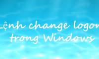Change logon command in Windows