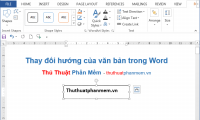 Change the direction of text in Word