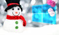Change the Windows 10 interface with beautiful glitter Christmas theme
