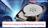 Check the hard drive for Bad Sector or not