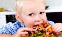 Children eat snacks related to father's income and education?