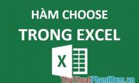 Choose function in Excel, how to use the Choose function and illustrative examples