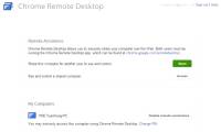 Chrome browser adds a remote control feature