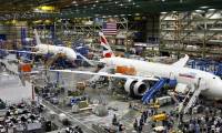 Close up of the Boeing 737 aircraft assembly process in 9 days