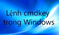 Cmdkey command in Windows