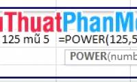 Common math functions in Excel
