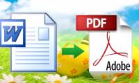 Convert Word files to PDF, convert DOC / DOCX files into PDF quickly