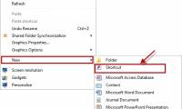 Create Google Docs shortcut on desktop