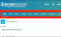 Create QR codes on computers with QRCode Monkey