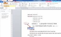 Create table of contents automatically in Word 2007 and 2010
