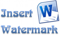 Create Watermark for Word documents