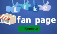 Delete Facebook fanpage on computer and phone
