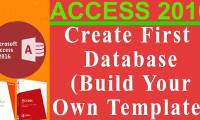 Design your own database in Access 2016