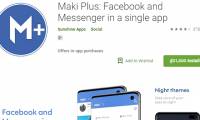 Download Maki Plus, Facebook Lite version that supports ad blocking, dark themes are free