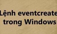 Eventcreate command in Windows