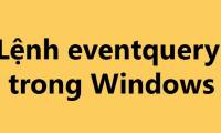 Eventquery command in Windows