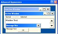 Expand or collapse the scroll bar in Windows XP
