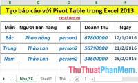 Familiarize yourself with PivotTable reports in Excel