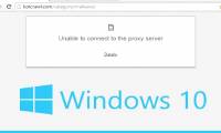 Fix error Can't Connect to Proxy Server on Windows 10