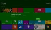 Fix This app can't open in Windows 8