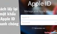 Forgot Apple ID password, how to quickly recover Apple ID password