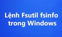 Fsutil fsinfo command in Windows