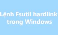 Fsutil hardlink command in Windows