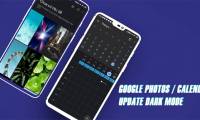 Google officially supports the dark background mode for the Photos and Calendar app on Android