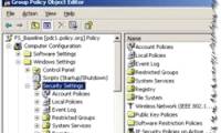 Group Policy special security settings