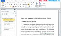 Guidelines alignment in Word