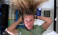 How do astronauts wash their hair in space?